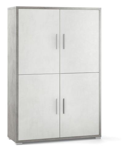 Ferramenta1.com | Ufficio double mobile 4a 161x108 cm cemen/ossido - PZ 1