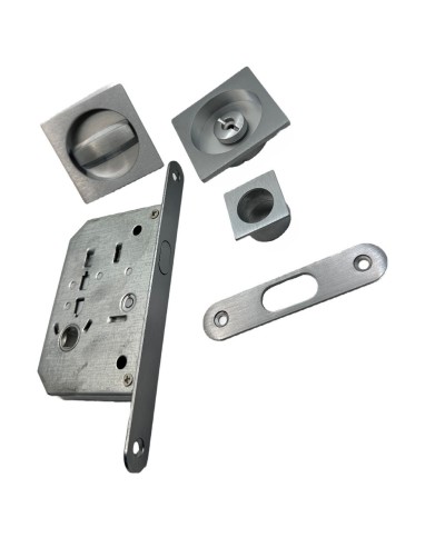 Ferramenta1.com | Kit quadro porta scorr nicchia 50 mm crom sat - PZ 1