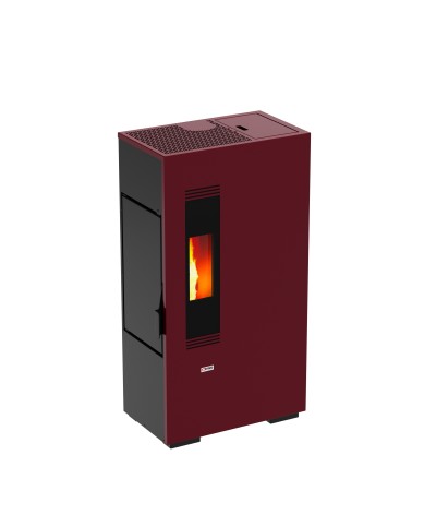 Ferramenta1.com | Stufa pellet 4,9kw king mini 5 bordeaux - PZ 1