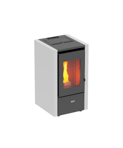 Ferramenta1.com | Stufa pellet ventil  6,2kw king 60t bordeaux - PZ 1