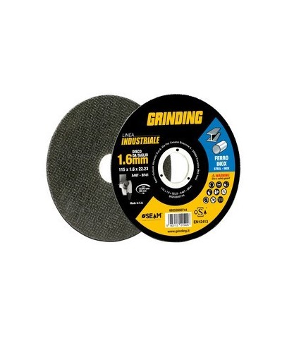 Ferramenta1.com | Grinding industriale disco ferro piano 125x1,6 - PZ 10