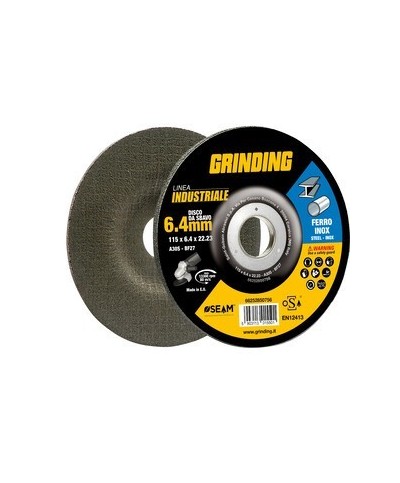 Ferramenta1.com | Grinding industriale disco sbavo ferro 125x6,4 - PZ 5
