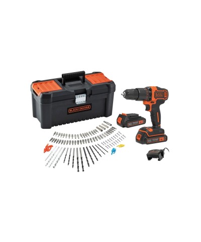 Ferramenta1.com | Trapano avvitatore b+d 18v bcd700c2ta + 105 acc. - PZ 1