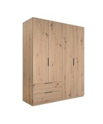 Ferramenta1.com | Armadio 4a+2c cm.162x58x200h rovere artisan - PZ 1