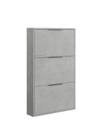 Ferramenta1.com | Scarpiera 3 ribalte slim cm. 65x15x105 h cemento - PZ 1