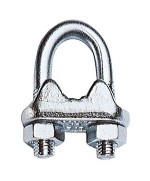 Ferramenta1.com | Bl morsetto p/fune acciaio d  8 mm  5 pz* - BL 5