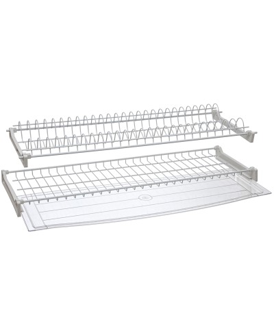 Ferramenta1.com | Kit colapiatti alluminio c/vaschetta 76 cm cromo - CF 1