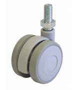 Ferramenta1.com | Bl ruota per mobile d.40 mm perno grigio 2 pz - BL 4