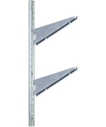 Ferramenta1.com | Cremagliera 2750 doppia cava zincato 198 cm - PZ 1