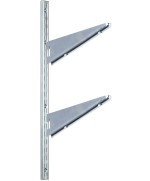 Ferramenta1.com | Reggimensola 2 ganci 2770 zincato 20 cm - PZ 10