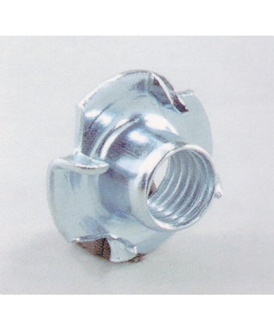 Ferramenta1.com | Fondello a 4 punte acc zinc 10ma d 22xh12 mm - PZ 100