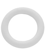 Ferramenta1.com | Bs anello bastone tenda plastica bianco 10 pz - BS 5