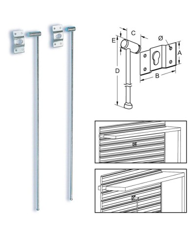 Ferramenta1.com | Bl sicura per tapparella legno metal 58x500 mm - BL 6