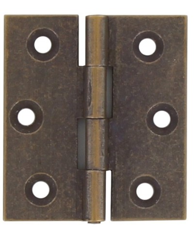 Ferramenta1.com | Bl cerniera fresata piana ottone bro 50x40 mm 2 pz - BL 6