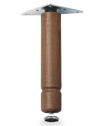 Ferramenta1.com | Bl piedino regolabile legno 200 mm noce 4 pz - BL 2