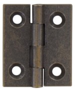 Ferramenta1.com | Cerniera fresata piana ottone bronz 30x25 mm - PZ 24