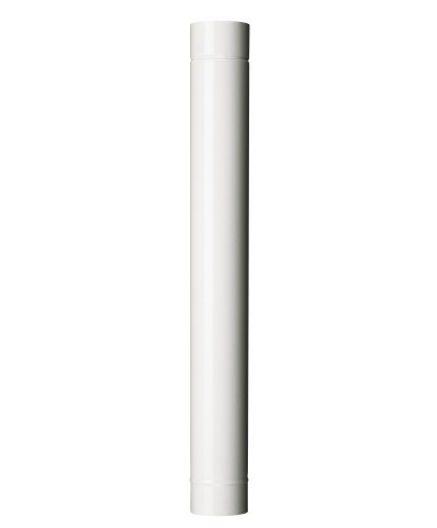 Ferramenta1.com | Tubo per stufa h 100 cm d 10 cm bianco - PZ 12