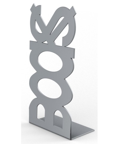 Ferramenta1.com | Fermalibro in acciaio books  argento - PZ 10