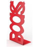 Ferramenta1.com | Fermalibro in acciaio books rosso - PZ 10