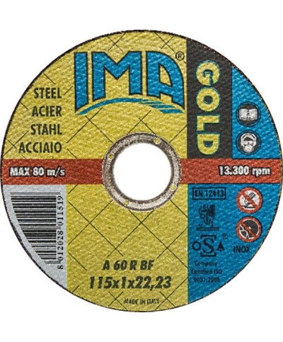 Ferramenta1.com | Ima disco p/ferro gold piano d 115x1,0 mm - PZ 50