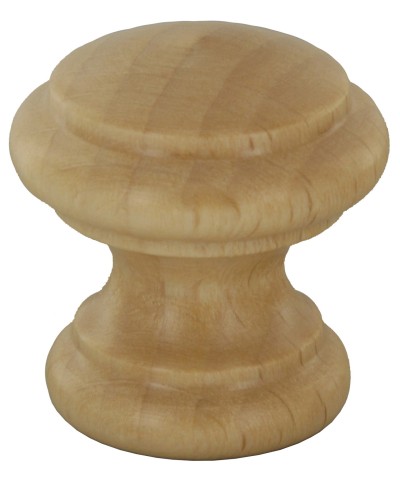 Ferramenta1.com | Bl pomolo legno naturale 114b d 30 mm 2 pz - BL 5