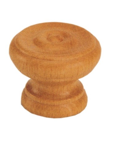 Ferramenta1.com | Bl pomolo legno naturale 102 d 38 mm 2 pz - BL 6