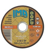 Ferramenta1.com | Ima disco p/inox gold piano d 125x1,6 mm - PZ 50