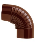 Ferramenta1.com | Gomito per stufa 90 d 13 cm marrone - PZ 12