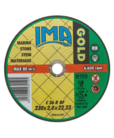 Ferramenta1.com | Ima disco p/marmo gold piano d 230x2,0 mm - PZ 50
