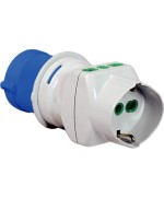Ferramenta1.com | Fme 73.090 adattatore cee 2p+t-2 schuko/bip 220v ip44 - PZ 1