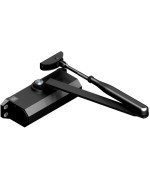 Ferramenta1.com | Chiudiporta dom compact 1000 s/arresto 80 kg nero - PZ 1
