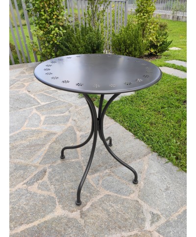 Ferramenta1.com | Tavolo sorrento d 60 cm nero opaco 007754 - PZ 1