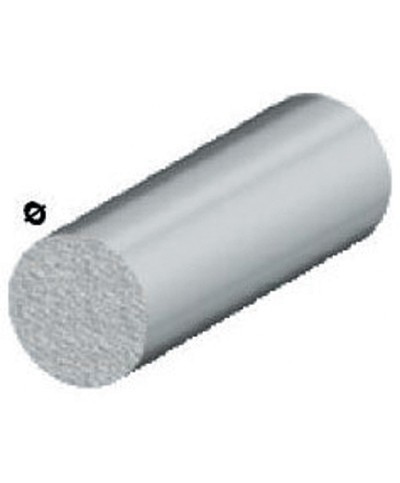 Ferramenta1.com | Profilo argento h.100 cm tondo pieno d 10 mm** - PZ 5