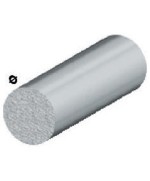 Ferramenta1.com | Profilo argento h.100 cm tondo pieno d 10 mm** - PZ 5