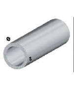 Ferramenta1.com | Profilo argento h.200 cm tubo tondo  8x1 mm** - PZ 5