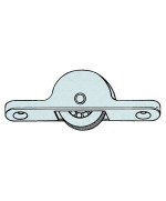 Ferramenta1.com | Omge 1333 carrello c/ruota delrin d 18 mm - PZ 50