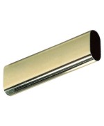 Ferramenta1.com | Tubo per armadio ovale ottonato 30x15 mm da 1 m - PZ 10
