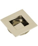 Ferramenta1.com | Maniglia da incasso d 35x40 mm nichel - PZ 1