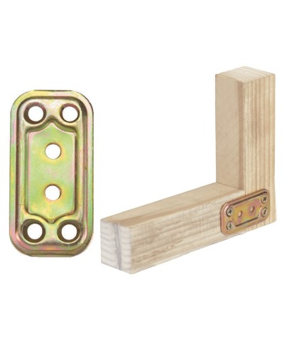 Ferramenta1.com | Piastra 748 diritta acciaio tropic  30x60 mm - PZ 100