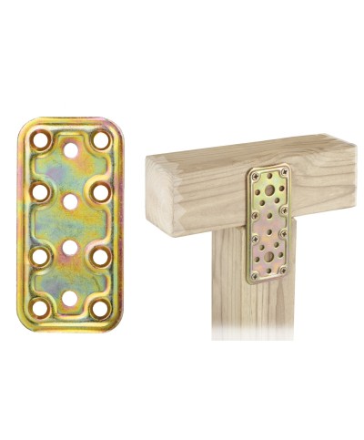 Ferramenta1.com | Piastra 745 diritta acciaio tropic  40x 60 mm - PZ 50