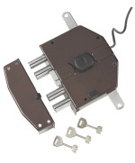 Ferramenta1.com | Serratura elettrica segreta dx c/cilin 60 mm s/aste - PZ 1