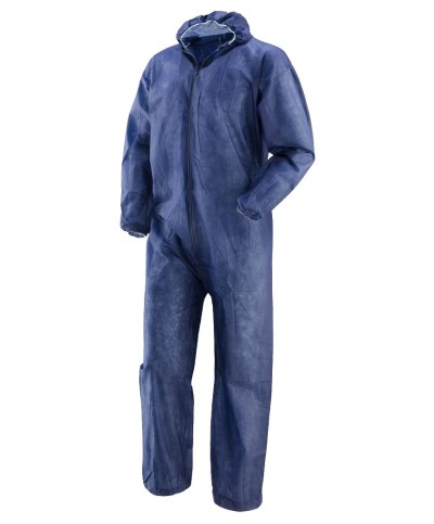 Ferramenta1.com | Tuta da lavoro monouso 40 g/m2 blu tg.xxl - PZ 1