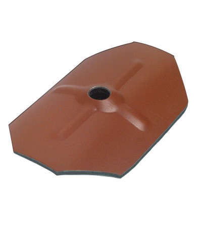 Ferramenta1.com | Rondella ottagonale acc c/espanso 75x50 rosso teg - PZ 100