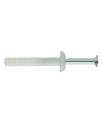 Ferramenta1.com | Tassello c/vite p/cartongesso d 6x50 mm bco - CE 2