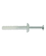 Ferramenta1.com | Tassello c/vite p/cartongesso d 6x60 mm bco - CE 2