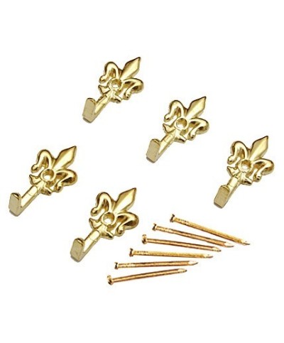 Ferramenta1.com | Bl gancio per quadro giglio 32 mm oro l n. 0 5 pz - BL 5