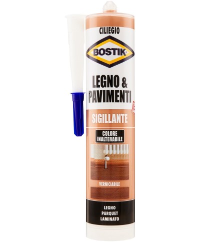 Ferramenta1.com | Bostik sigillante legnopavimenti 300 ml ciliegio - PZ 1
