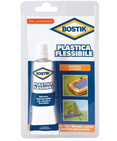 Ferramenta1.com | Bostik plastica flessibile tubetto 50 g blister - PZ 6