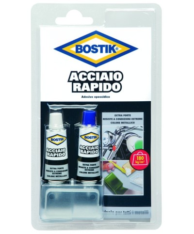 Ferramenta1.com | Bostik acciaio rapido 30 g blister - PZ 12