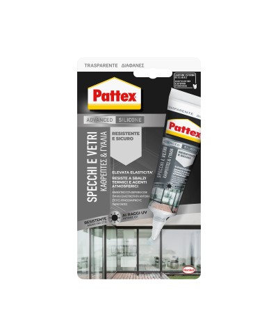Ferramenta1.com | Pattex silicone specchi e vetri  50 ml - PZ 12